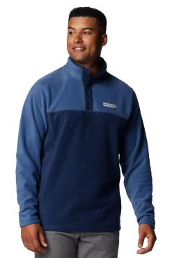 Columbia Camisolas-polar para homem Steens Mountain™ II com zíper e meio fecho azul