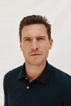 Cortefiel Polos-Polo básico de manga comprida Azul