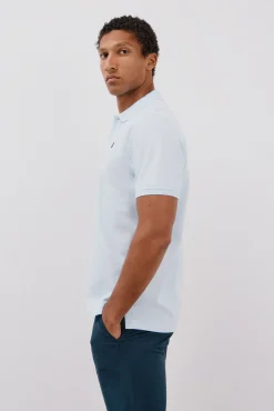 Cortefiel Polos-Polo básico piqué Azul