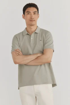 Pedro del Hierro Polos-Polo básico piqué Verde