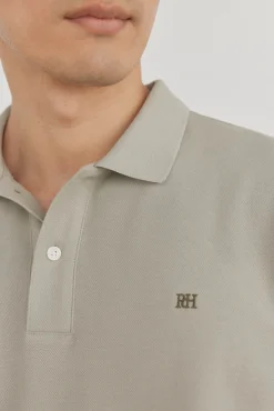 Pedro del Hierro Polos-Polo básico piqué Verde