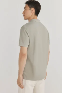 Pedro del Hierro Polos-Polo básico piqué Verde