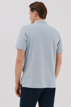 Cortefiel Polos-Polo básico piqué Azul