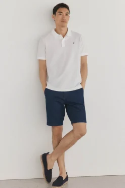 Pedro del Hierro Polos-Polo básico piqué Ecru