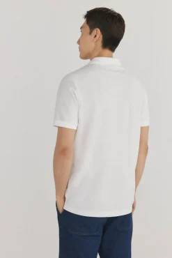 Pedro del Hierro Polos-Polo básico piqué Ecru