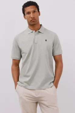 Cortefiel Polos-Polo básico piqué Verde