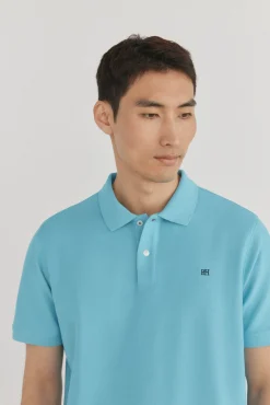 Pedro del Hierro Polos-Polo básico piqué Turquesa