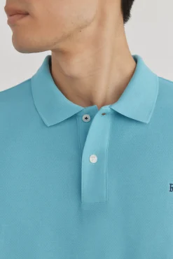 Pedro del Hierro Polos-Polo básico piqué Turquesa