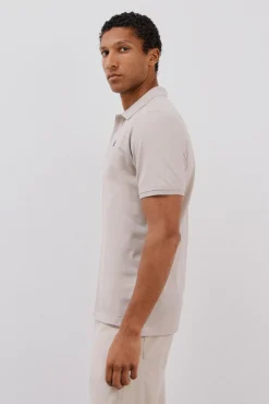 Cortefiel Polos-Polo básico piqué Tostado