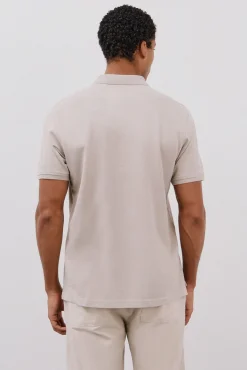 Cortefiel Polos-Polo básico piqué Tostado