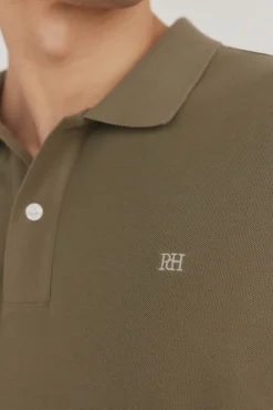 Pedro del Hierro Polos-Polo básico piqué Verde