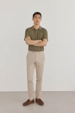 Pedro del Hierro Polos-Polo básico piqué Verde