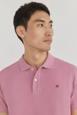 Pedro del Hierro Polos-Polo básico regular em piqué Rosa