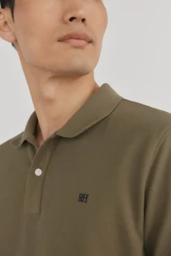 Pedro del Hierro Polos-Polo básico slim Verde