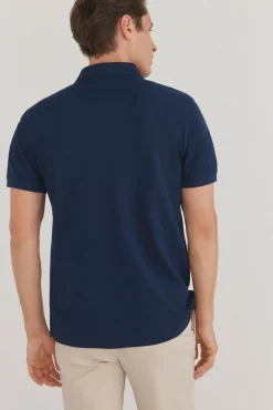 Pedro del Hierro Polos-Polo básico slim Azul