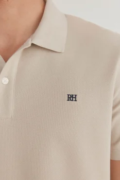 Pedro del Hierro Polos-Polo básico slim Beige