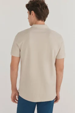 Pedro del Hierro Polos-Polo básico slim Beige