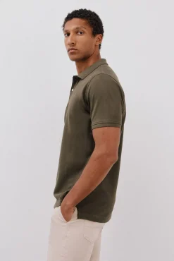 Cortefiel Polos-Polo básico slim Verde