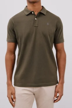 Cortefiel Polos-Polo básico slim Verde
