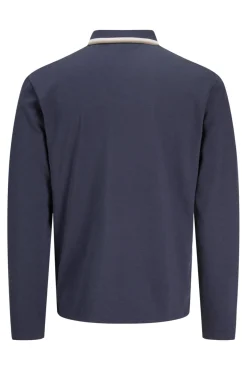 Jack & Jones Polos-Polo clássica de manga comprida Azul