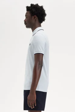 Fred Perry Polos-Polo com acabamento em duas listras Azul