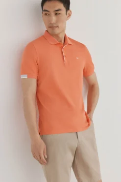 Pedro del Hierro Polos-Polo com punhos contrastantes Laranja