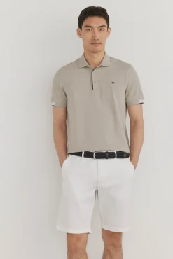 Pedro del Hierro Polos-Polo com punhos contrastantes Verde