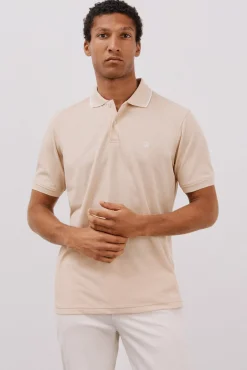 Cortefiel Polos-Polo Coolmax® Tostado