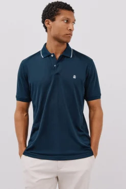 Cortefiel Polos-Polo Coolmax® Azul