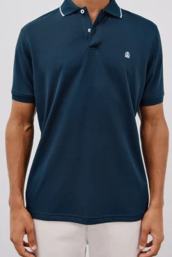 Cortefiel Polos-Polo Coolmax® Azul