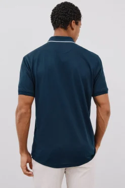 Cortefiel Polos-Polo Coolmax® Azul