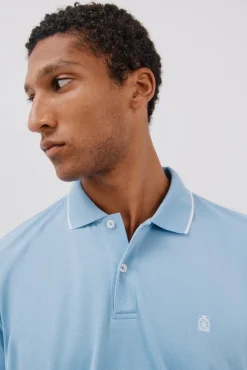 Cortefiel Polos-Polo Coolmax® Azul