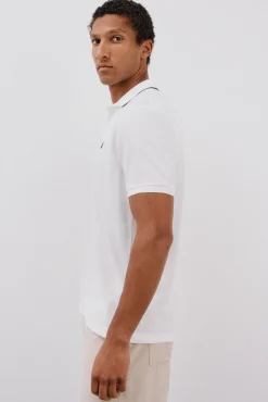 Cortefiel Polos-Polo Coolmax® Branco
