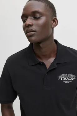 Jack & Jones Polos-Polo corte regular fit preto