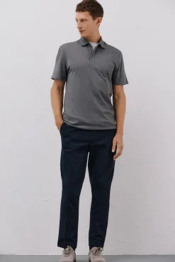 Cortefiel Polos-Polo corte regular fit Cinzento