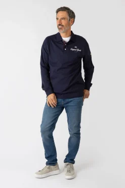 Privata Polos-Polo de manga comprida Azul