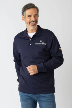 Privata Polos-Polo de manga comprida Azul