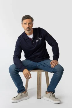 Privata Polos-Polo de manga comprida Azul