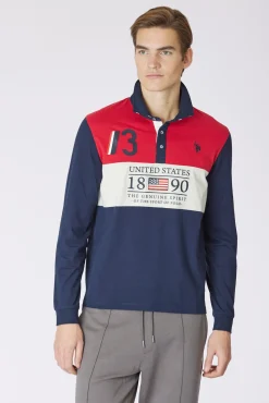 Us Polo Polos-Polo de manga comprida Gary Multicolorido