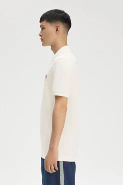 Fred Perry Polos-Polo de manga curta Ecru