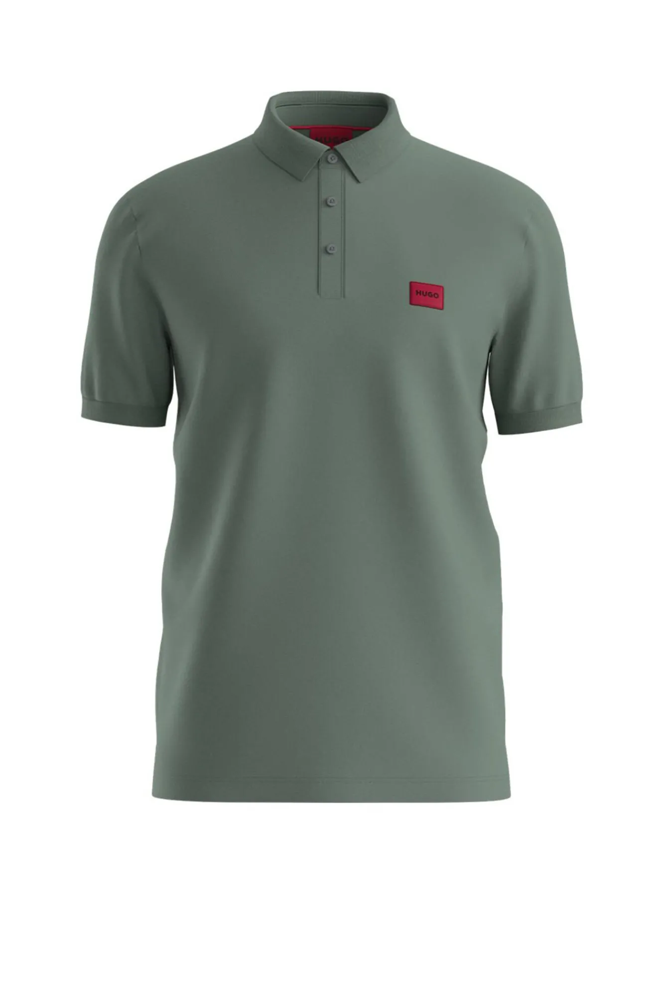 HUGO Polos-Polo de manga curta Verde