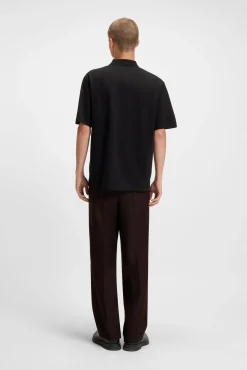 HUGO Polos-Polo de manga curta Preto