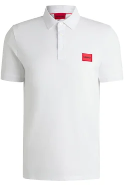 HUGO Polos-Polo de manga curta Branco