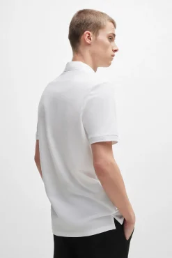 HUGO Polos-Polo de manga curta Branco