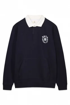 OOTO Polos-Polo de rugby de manga comprida Azul