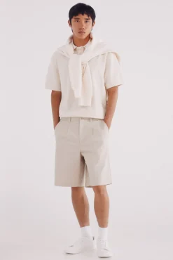 Springfield Polos-Polo estruturada em sarja de corte regular branco