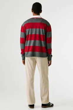 Pepe Jeans Polos-Polo manga comprida vermelho