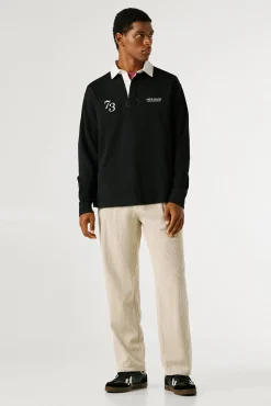 Pepe Jeans Polos-Polo manga comprida preto