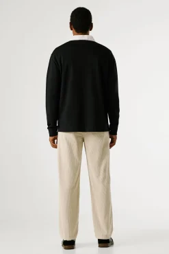 Pepe Jeans Polos-Polo manga comprida preto