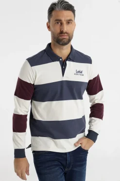 Lois Polos-Polo Manga Comprida azul